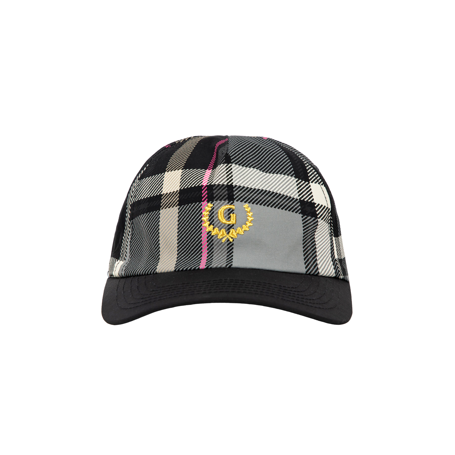 PLAID ELASTIC HAT